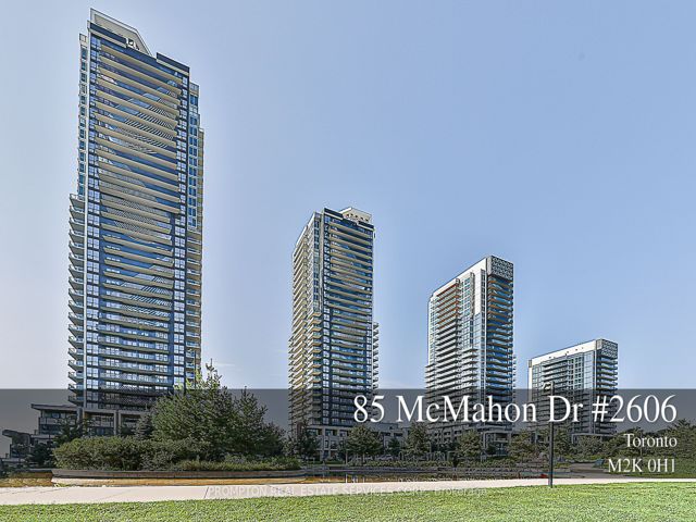 #2606 - 85 Mcmahon Dr