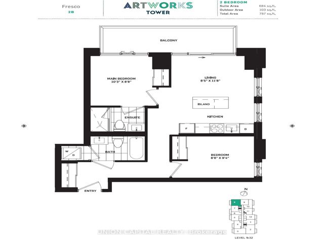 1308 - 130 River St