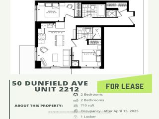 2212 - 50 Dunfield Ave
