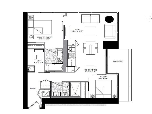1410 - 5 St Joseph St