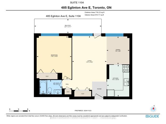 1104 - 485 Eglinton Ave E