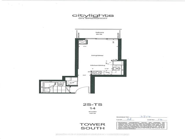 2914 - 195 Redpath Ave