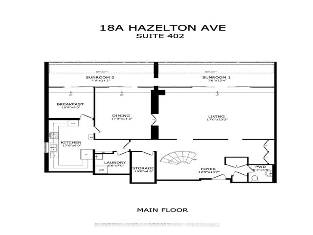 402 - 18A Hazelton Ave