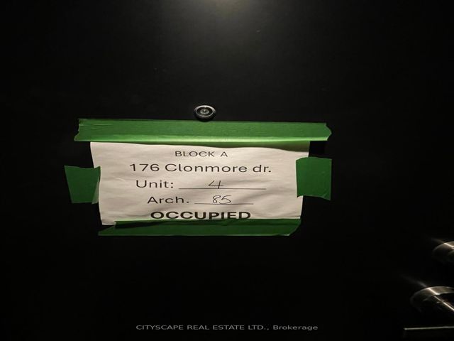 4B1 unit 85 - 176 CLONMORE Dr